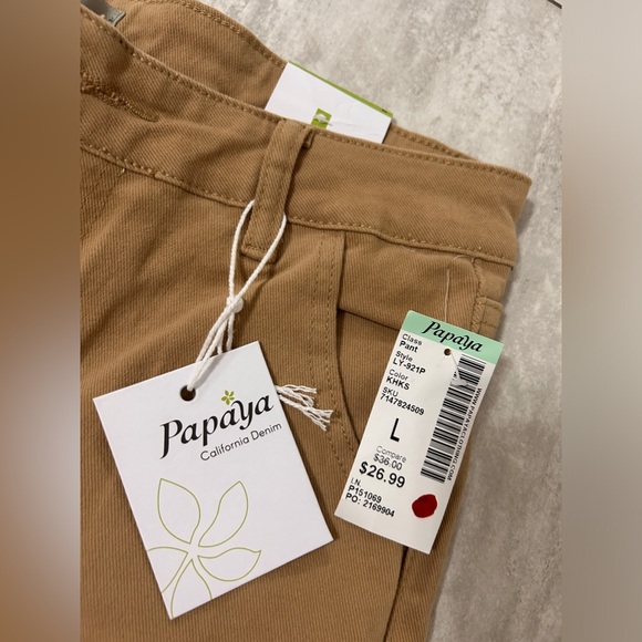 Papaya khaki cargo pants size Large - Picture 3 of 6